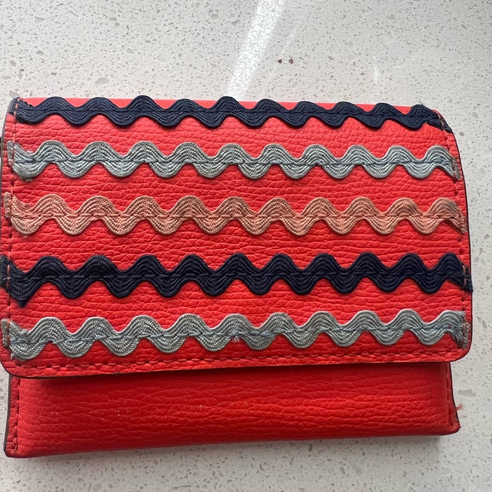 Loeffler Randall Red Ric Rac Wallet